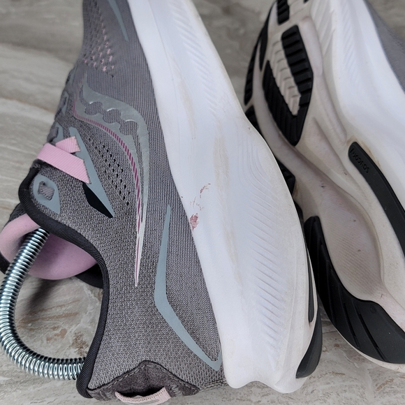 Saucony Ride 15 Power Run Running Walking Athletic Shoes Women's Size 8 Wide - Picture 7 of 10